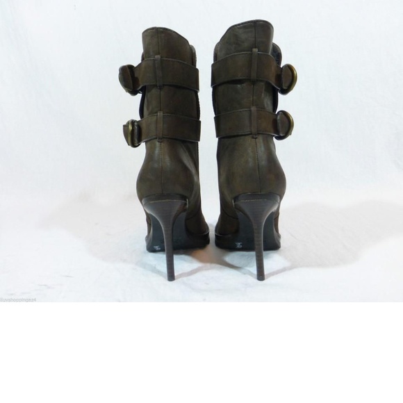 NEW Coach Espresso Brown Leather Mid Calf Boot  Final Price - Picture 3 of 8